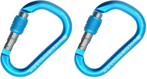 Kong. HMS Napik Screw Sleeve. Moschettone in Alluminio con Ghiera a Vite. Design a Base Larga. Sistema Keylock Antimpiglio. Per Arrampicata e lavoro. Made in Italy. EN 362/B, EN 12275/H. 80g. Turchese