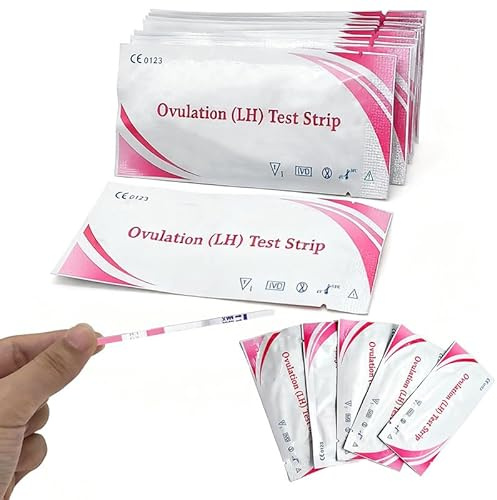 REROON 20 Count LH Ovulation Test Strips for Fertility Women | Ovulation Strips Fertility Test Kits for Accurately Track | Bulk High Sensitivity for Home Use | Individually Wrapped