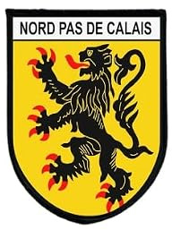 Ecusson Patch Drapeau nord pas de calais Tactique Imprime Brode Auto-Agrippant