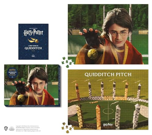 Harry Potter Quidditch Match 2-in-1 Double-sided Puzzle: 1000-pieces
