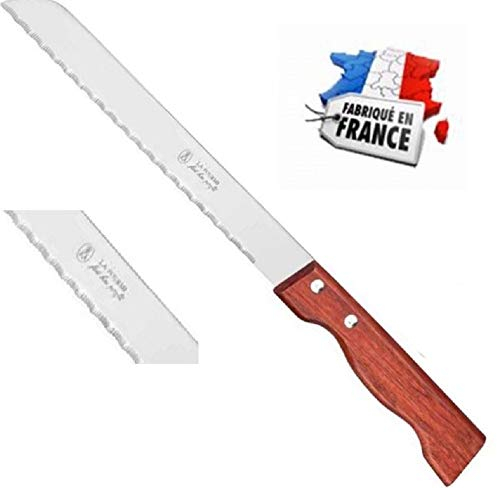 abrakado.nath Couteau A Pain CRANTE 29 CM LA Fourmi INOX Made in France 2 Rivets