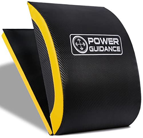 POWER GUIDANCE Ab Exercise Mat - Sit Up Pad - Abdominal & Core Trainer Mat for Full Range of Motion Ab Workouts (Black, #2)