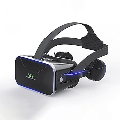 CYLZRCl Auriculares 3D VR, Gafas 3D VR Inmersión Espacial Tridimensional 360 ° Películas Regalo Niños Adultos Suave Cómodo Distancia Ajustable (Color : HD 1)