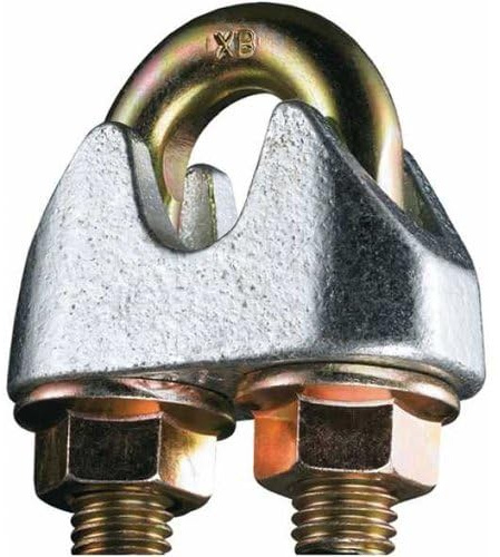 25 Stück Drahtseilklemme verzinkt, ähnl. DIN 1142 für Drahtseil bis 12,0 mm