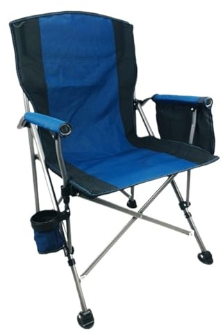 DUNSBY regissörsstol bärkraft 300 pund utomhus fritidsstol vikbar strandstol konst student målstol regissörsstol camping grill (blå)