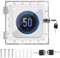 Gachiwar Thermostat Cover, Thermostat Lock Box with 2 Keys Protector Cover Clear Guard Acrylic Wall Mounted Nest