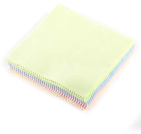 Naroote Hög Flexibilitet Mikrofiberskärm Rengöringsduk 70st Ta Snabbt Bort Damm Fingeravtryck för Glasögon Kamera TV LCD 5x5 Tum