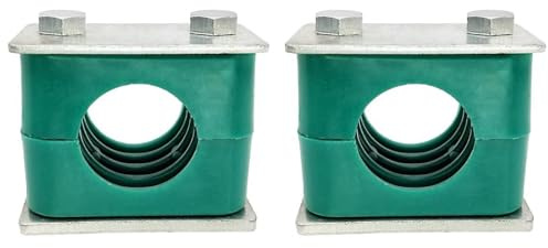 Morsetto per tubo idraulico 2 pezzi morsetti per tubi in plastica standard metrico per tubi con diametro esterno di 30 mm