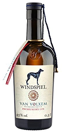 Windspiel Manufaktur GmbH Premium Dry Gin Van Volxem 45% vol. 0,5 Liter – Van Volxem Riesling trifft auf Windspiel Manufaktur GmbH Gin