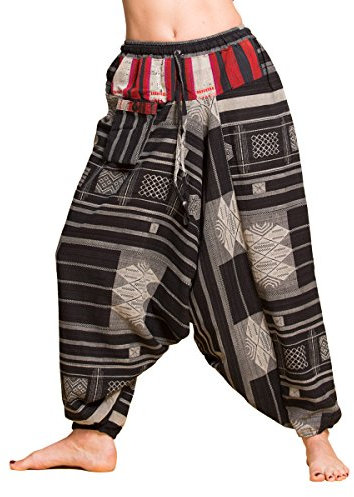 PANASIAM Aladin Pants Cotton TYala08black, M