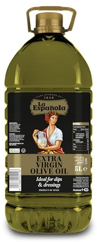 LA ESPAÑOLA - Extra Virgin Olive Oil Made from 100% Spanish Olives. 5 l Bottle