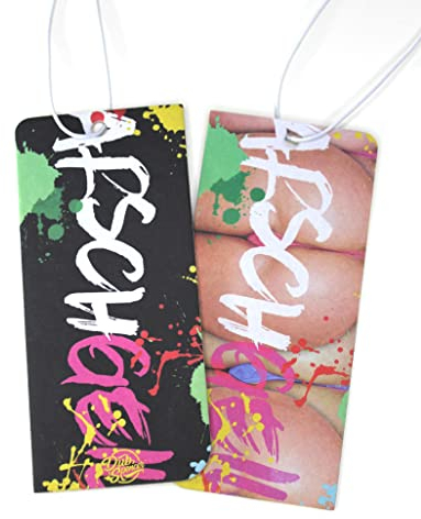 2x Auto Duftbaum Arschgeil | Bananen Duft fürs Auto | Banana Aroma Lufterfrischer Air Freshener Autoduft Duftspender