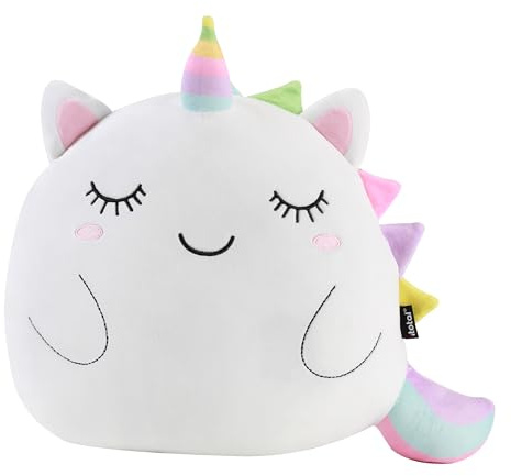 I-TOTAL ® - Cojín Decorativo para Dormitorio o Sala de Estar, cojín de Tela con Forma de Animal (Unicorn)