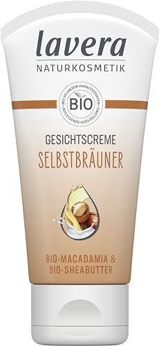 lavera Crema autoabbronzante viso - autoabbronzante - abbronzatura naturale - idratante - vegano - cosmetici naturali - 50 ml