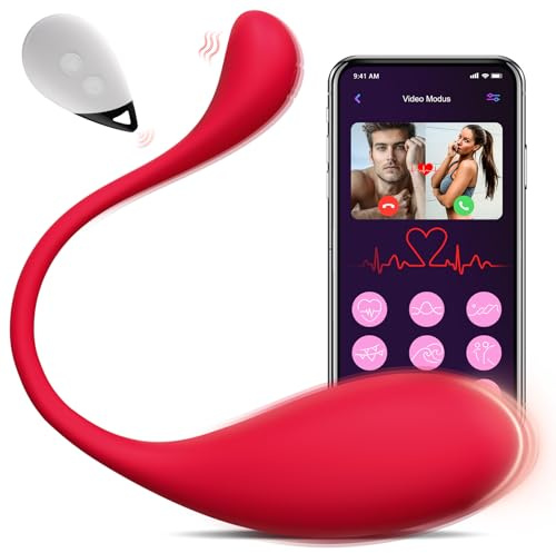 HIVEFUN Vibratore Sex Toys per Donne Vibrazione di Coppia per Donne, APP Vibro Egg con 9 Modalità Sex Toy Vibratori a Proiettile, Clitoride Dildo Sex Toys con Telecomando Ovetto Vibrante