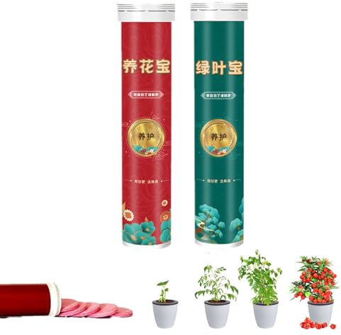 Caduola Fertilizzante organico universale a rilascio lento, Fertilizzante organico universale in compresse a rilascio lento per giardinaggio domestico, Radici più forti e più sane (Mix, 1 PCS)