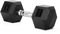 TREXO Hexagon Hanteln 12.5 kg Hex Kurzhanteln mit Durable Gummierte Gusseisen für Krafttraining mit Ergonomischen Verchromte Griff Gewichte Training Zuhause Hantel für Männer un Frauen