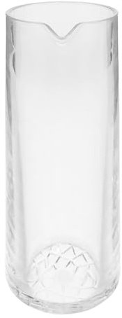 OUNONA Brocca per acqua in acrilico con beccuccio, decanter per vino rosso, caraffa per bevande, brocca per acqua, succo, sangria, limonata e cocktail, 350 ml