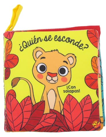 Cuentos para bebés - ¿Quién se esconde?: Libro de tela suave para bebés entre 0 y 36 meses. Interactivo, con solapas, sonido estimulante y un espejo.: 3