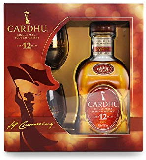 Cardhu 12 Jahre Single Malt Scotch Whisky Set (1x 0,7 Liter) inkl. 2 Original Gläser und Geschenkkarton