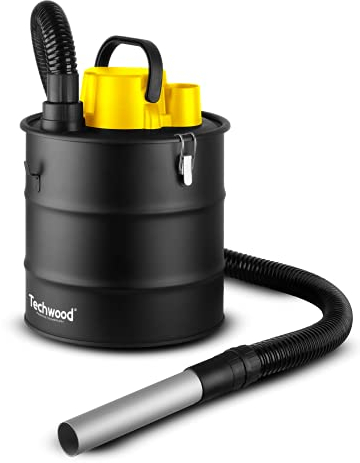 Techwood Aspirador de Cenizas 20L TACS-1226, 20 Liters, Black