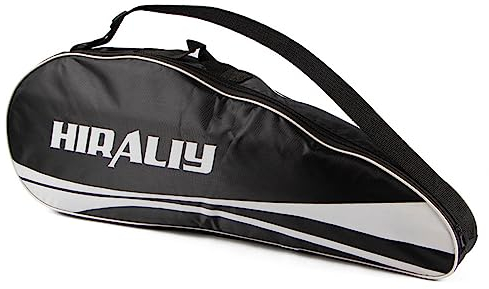 Roysmart Wasserdichte Badminton-Tasche für 4 Schläger - Schulter-Schlägertasche mit Reißverschluss - Sport-Rucksack Umhängetasche