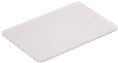 BAUHELD® Universal Unterlegplatten 60x40x 1mm [250 Stück] - Weiße Unterlegplättchen aus Kunststoff [Made in Germany] - Als Abstandhalter, Kunststoffplatte, Unterleger oder Verglasungsklötze geeignet