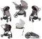 Red Kite Push Me Pace i Travel System Including i-Size Infant Carrier Car Seat - Icon