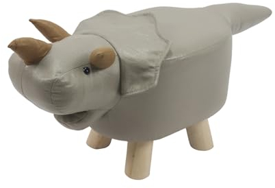 HTI living Kinderhocker Enrik Dino Triceratops Tierhocker Sitzhocker