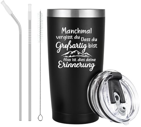 Livole Särskilda Presenter Till Män, Honom, Bästa Vännen - Inspirerande Födelsedagspresenter, Roliga Koppar, 600 ml Vinmugg i Rostfritt Stål, Termosmugg