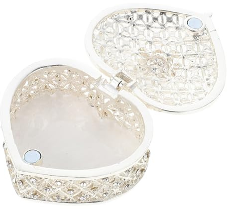 Homoyoyo Estuche para Pulseras y Caja de Collar Decorativa Diseño en Forma, Aleación de Zinc Pedrería, para Organizar Joyas y Decorar el Dormitorio