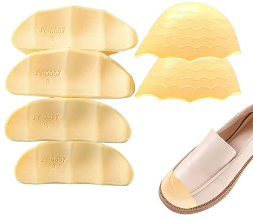 Relleno de dedos para zapatos demasiado grandes | 3 pares de plantillas para zapatos demasiado grandes - Espaciador antideslizante de poliuretano transpirable para personas mayores, unisex, botas de