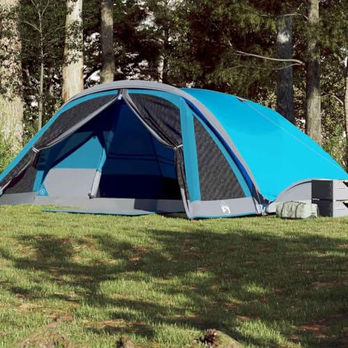 Generico Tenda Familiare Cabina per 6 Persone Blu Impermeabile,Articoli Sportivi,Ricreazione all'aperto,Campeggio ed Escursionismo,Tende-94747