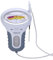 Jarchii Probador de Cloro, medidor Digital portátil de Calidad del Agua PH Nivel de Cloro Medidor CL2 Medidor Monitor de análisis de Calidad del Agua con sonda para Piscina SPA