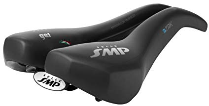 SMP Unisex – Erwachsene Selle E-TRK Rennradsättel, Schwarz, 277x162mm