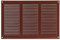 Steinberg14 Lüftungsgitter 300x200 mm - Braun Metall Belüftungsgitter mit Insektenschutz - Abluftgitter für Wand und Decke - Lüftungsabdeckung für Innen und Außen - Insektenschutzgitter
