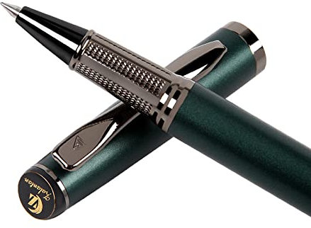 Zalantan Liquid Ink Rollerball Pen,Essential Business Nice Pens,Metal pen Smooth writing stylish design effortless writing,Luxury pens with gift case for Men & Women with 2 Refills