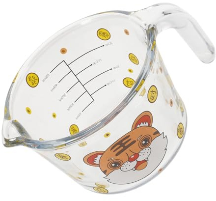 Alipis misurino brocca per versare brocca di misurazione brocca di miscelazione misurare brocca misurini tazzine da espresso coppa graduata tazza di capacità Bicchiere