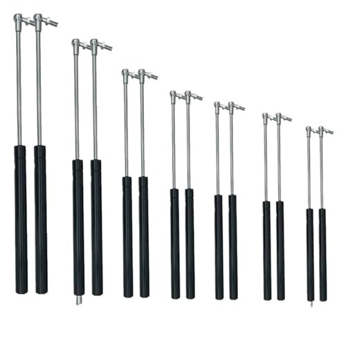 2 pezzi universale 600N 300/350/400/450/500/550/600mm barre duomi molla a gas supporto auto roulotte porte finestre portelli barca bus(500mm)