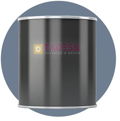 Tadessi Pintura interior azul – azul paloma – pintura lavable mate – pintura de emulsión – poco olor y sin disolventes – envase de 5 litros