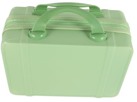 GANAZONO Maletín de Maquillaje Vintage Pequeño Ligero y Portátil con Cómoda Maleta de Viaje Multifuncional para Cosméticos Joyas y Papelería Diseño Práctico y Duradero Verde