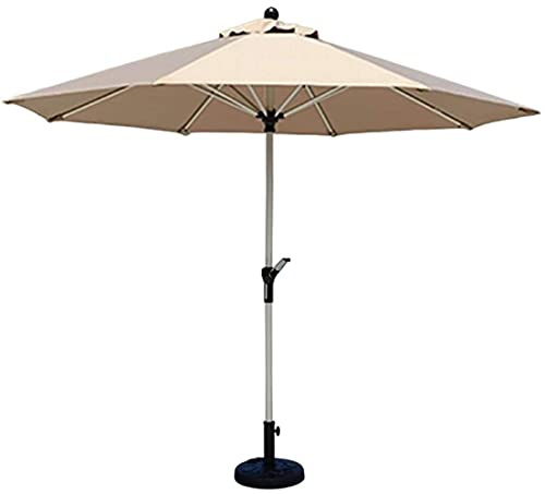 Patio Umbrella Sun Parasol Umbrella Garden Parasols 9Ft / 270Cm Patio Table Market Umbrella with Crank, Perfect for Outdoor Garden Yard, Beach Commercial Event Market, G, Swimming Pool