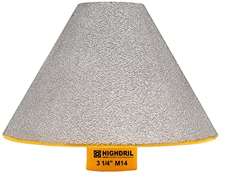 Diamante de la fresa de los dedos,HIGHDRIL 82MM M14 rosca aumento de agujeros existentes en porcelana cerámica mármol granito