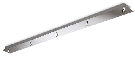 IDEAL LUX ROSONE LINEARE 5 LUCI Cromo Lampada 285696