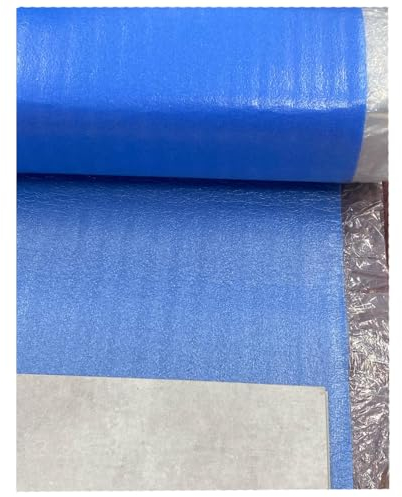 Blue Combat Plus Laminate Underlay 3mm Acoustic Underlay for Wood or Laminate Flooring Barrier Plus Underlay Comfort Double Damp Proof Membrane (Roll Dimension: 10㎡)