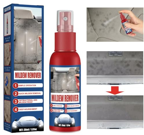 Car Interior Mould Cleaning Spray,Automotive Interior Mold Cleaner,Automobile Mold Remover Spray,Interior Detailer Cleaner for Cars,Mold and Mildew Remover Gel for Cars,Leather Mould Cleaning Spray