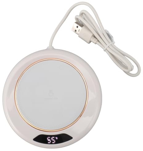 Coffee Mug Warmer, Coffee Warmer with Three Temperature Settings, Electric Coffee Warmer for Desk with Auto Shut Off, Coffee Cup Warmer for Heating Coffee, Beverage, Milk, Tea