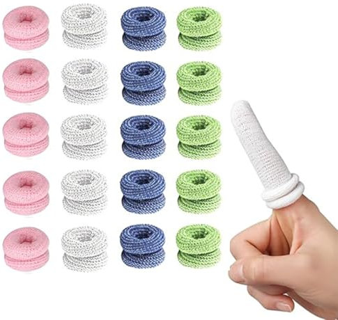 LAKJUOZ 20 Pcs Protezione Dita Mano, Bendaggio Dita Forma Tubolare Proteggi Dita Mano, Proteggi Dita Mano Bendaggio Per Dita Bendaggio Per Dita Di Forma Tubolare Bendaggio Per Le Dita Proteggi Dita Ma