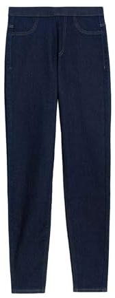 Marks & Spencer Jeggings Pull-On de Cintura Alta para Mujer, Ajuste Pitillo, Control de Abdomen, Cintura Elástica