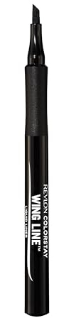 Revlon ColorStay Wing Line Eyeliner – Eye liner graphique waterproof, maquillage pour les yeux, tracé intense et modulable, Haute Précision, Tenue 24H, Pointe Feutre Biseautée, Noir Intense, 1,2 ml